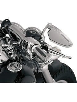 Nakładki manetek z podpórką Throttle Boss Kuryakyn Zombie Dual Cable srebrne