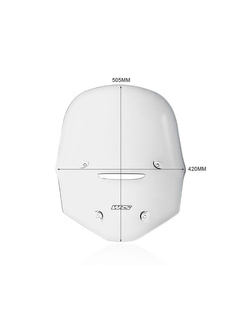 Szyba motocyklowa WRS Touring Triumph Tiger 1200 GT/ Pro/ Explorer/ Rally (22-24) przezroczysta