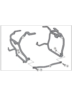 Stelaż kufrów bocznych Monokey Side Kappa Suzuki DL 650 V-Strom L2-L3-L4-L5-L6 (11-16)