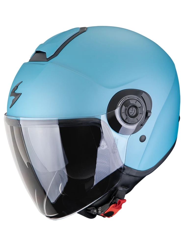 Kask otwarty Scorpion Exo-City II Solid niebieski matowy
