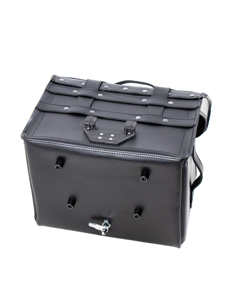 Torba skórzana Rugged Chest Hepco&Becker montowana do bagażnika rurowego (pojemność:30L)