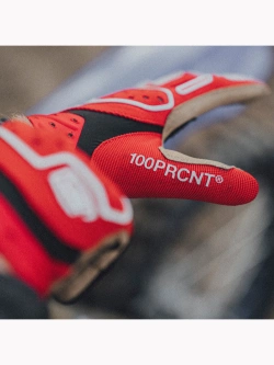 Rękawice cross 100% Airmatic 2 czerwono-czarne