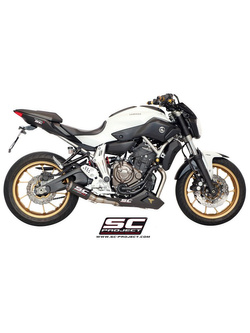 Pełny układ wydechowy 2-1, SC-Project CR-T - Yamaha MT-07 [13-16]