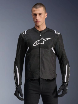 Kurtka motocyklowa tekstylna Alpinestars T-SPS Air V2 czarno-biała