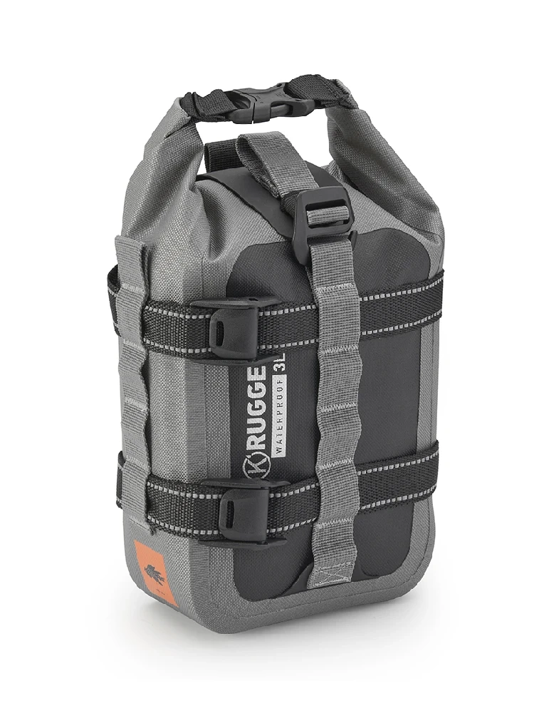 Torba na gmole Kappa K’RUGGED AV05 czarno-szara [pojemność: 3l]