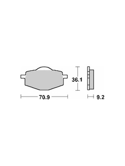 KLOCKI HAMULCOWE SBS 575 SI