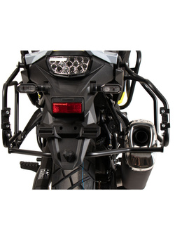 Zestaw: kufry boczne + stelaże Hepco&Becker Xplorer Cutout do Suzuki V-Strom 800 DE (23-) czarne