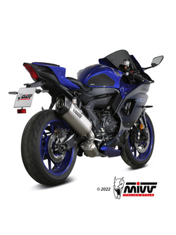 Pełny układ wydechowy z homologacją (SR-1) MIVV do Yamaha YZF-R7 (22-) titanium