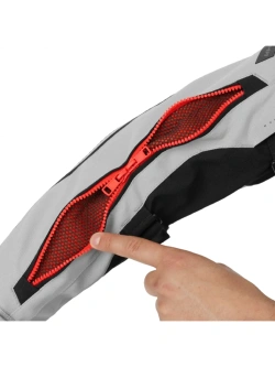 Kurtka motocyklowa tekstylna Shima Hero 3.0 G2 szaro-czerwona