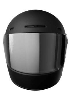 Kask integralny John Doe One Frozen czarny matowy