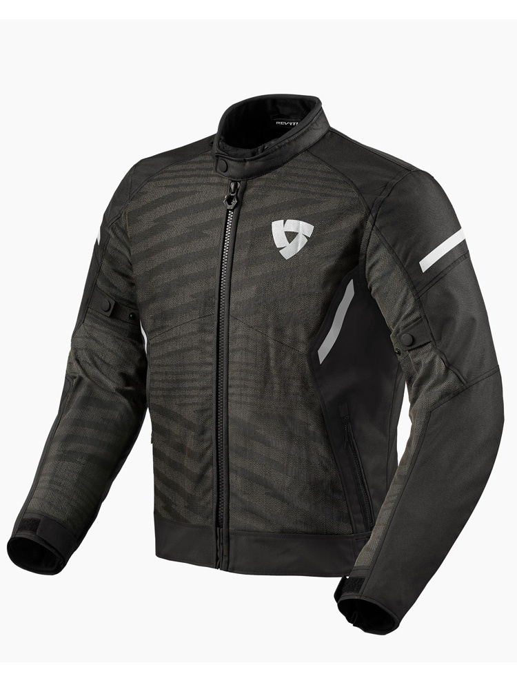 Kurtka motocyklowa tekstylna REV’IT! Torque 2 H2O czarno-biała