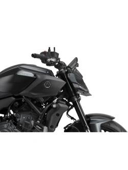 Przednie spoilery Puig Yamaha MT-07/Y-AMT (25-) czarne matowe