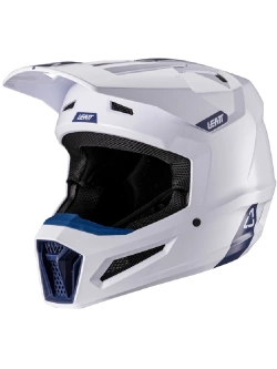 Kask enduro Leatt Moto 2.5 biało-niebieski