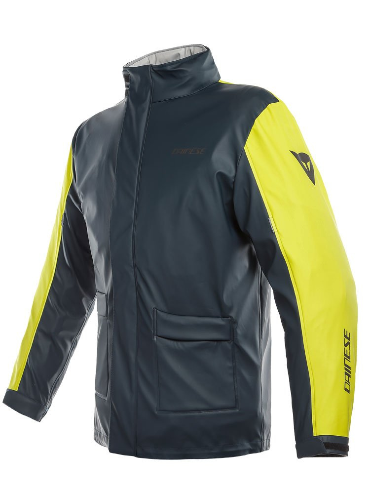 Kurtka przeciwdeszczowa Dainese Storm czarna-fluo