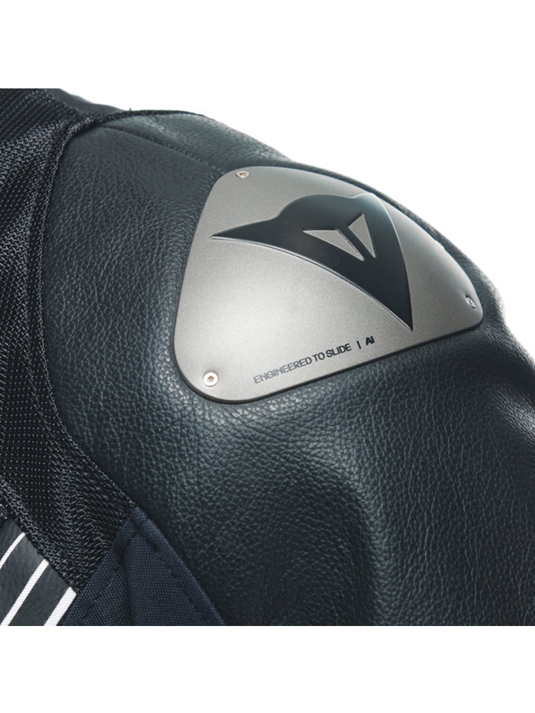 Kurtka motocyklowa tekstylna Dainese Super Rider 2 Absoluteshell czarno-biała