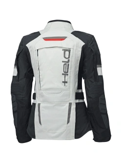 Kurtka motocyklowa tekstylna Held Carese 3 szaro-czarna