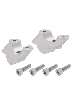 Podwyższenie kierownicy Hepco&Becker BMW R 1250 RS (19-24) [30 mm w górę, 21 mm w tył] srebrne