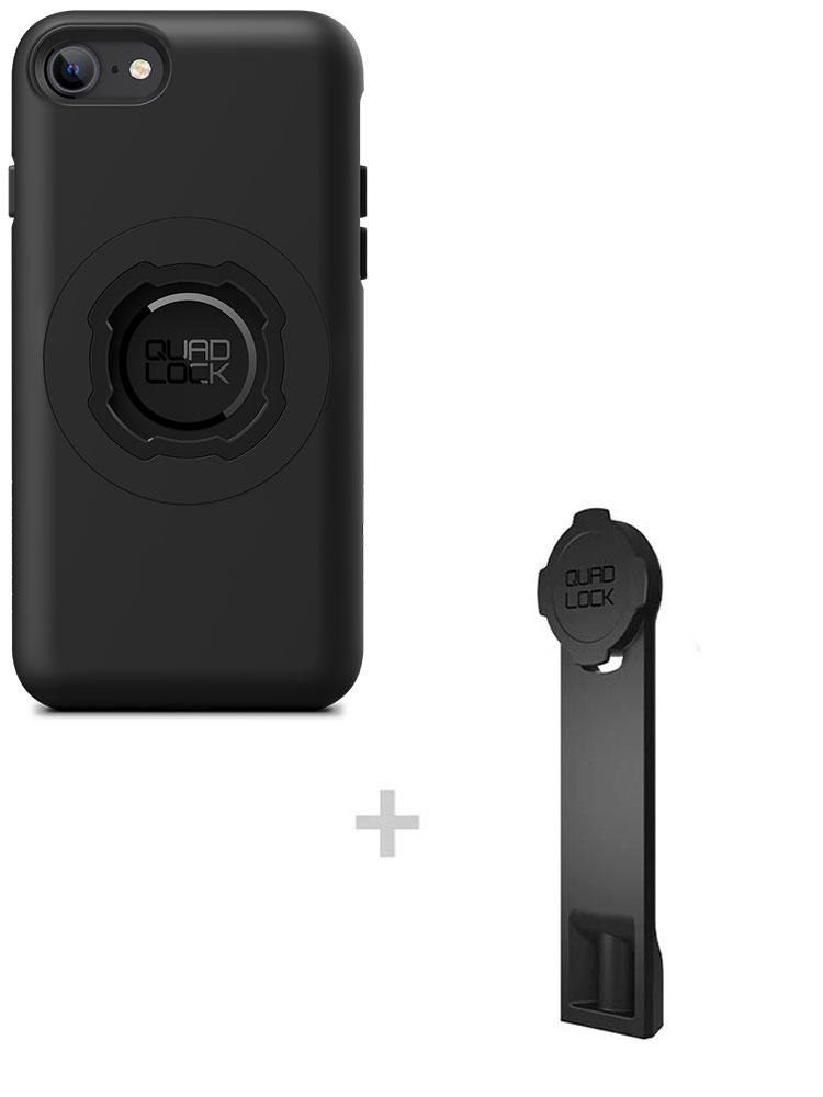 Zestaw: etui MAG na telefon iPhone SE ( 2 i 3 gen) (magnetyczne) + adapter do statywu Quad Lock