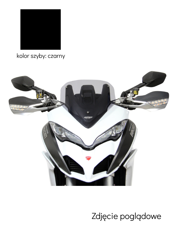 Szyba motocyklowa MRA Sport-Screen "SP" Ducati Multistrada 1200/ 1260/ S (15-23)/ Pikes P (15-24) czarna