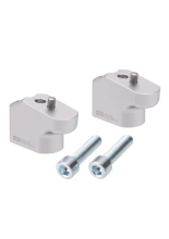 Podwyższenie kierownicy Hepco&Becker Triumph Tiger 900 Rally/GT/Pro (20-23) [30 mm w górę, 25 mm w tył] srebrne