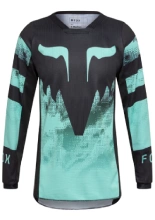 Bluza enduro dziecięca Fox 180 Kairos czarno-niebieska