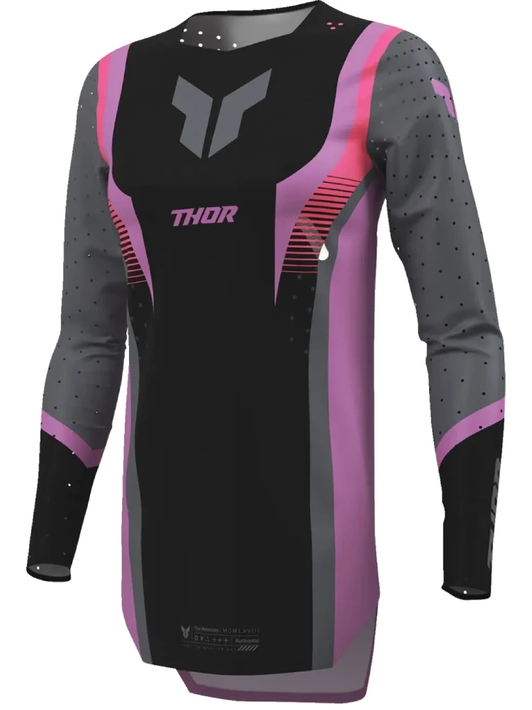 Bluza enduro damska Thor Sportmode Velocity czarno-fioletowa