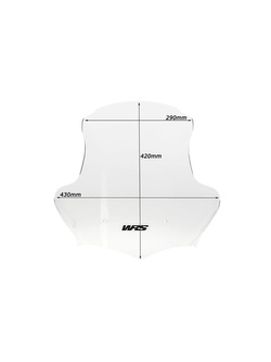 Szyba motocyklowa WRS Touring do BMW K 1200 R/ K 1300R przezroczysta