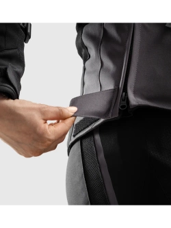 Kurtka motocyklowa damska tekstylna Rebelhorn Hiflow V czarno-szaro-różowa