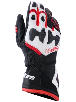 Rękawice motocyklowe Alpinestars SP-9 czarno-biało-czerwone