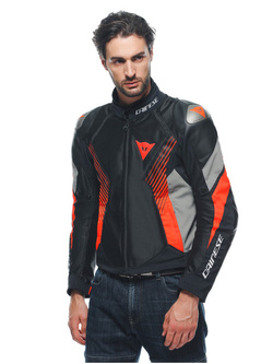 Kurtka motocyklowa tekstylna Dainese Super Rider 2 Absoluteshell czarno-szaro-czerwona