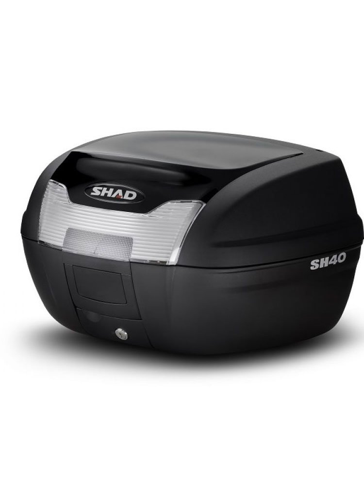 Kufer centralny Shad SH40 + nakładka czarna metaliczna [pojemność: 40 l]