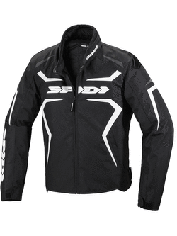 Kurtka motocyklowa tekstylna Spidi Sportmaster H2Out czarno-biała