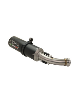 Pełny układ wydechowy G.P.R M3 Black [Titanium] - BMW G 310 GS E4 [17-20]