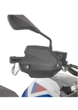 Osłony dłoni Kappa BMW F 900 GS (24-) czarne, matowe [mocowane do oryginalnych wsporników]