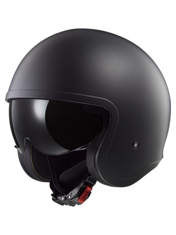 Kask otwarty LS2 OF599 Spitfire II Solid czarny matowy