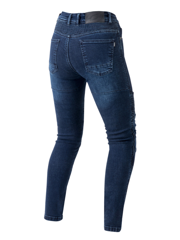 Jeansy motocyklowe damskie Ozone Angeless II niebieskie
