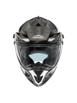 Kask adventure Premier Discovery Carbon EA 8 czarno-biały
