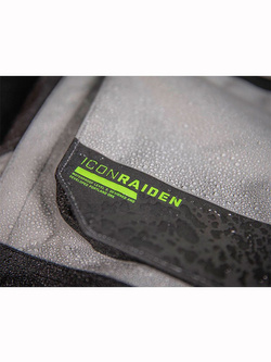 Spodnie motocyklowe Icon Raiden wodoodporne fluo