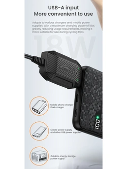 Ładowarka mini LOBOO C20 Pro do akumulatorów 12V, USB