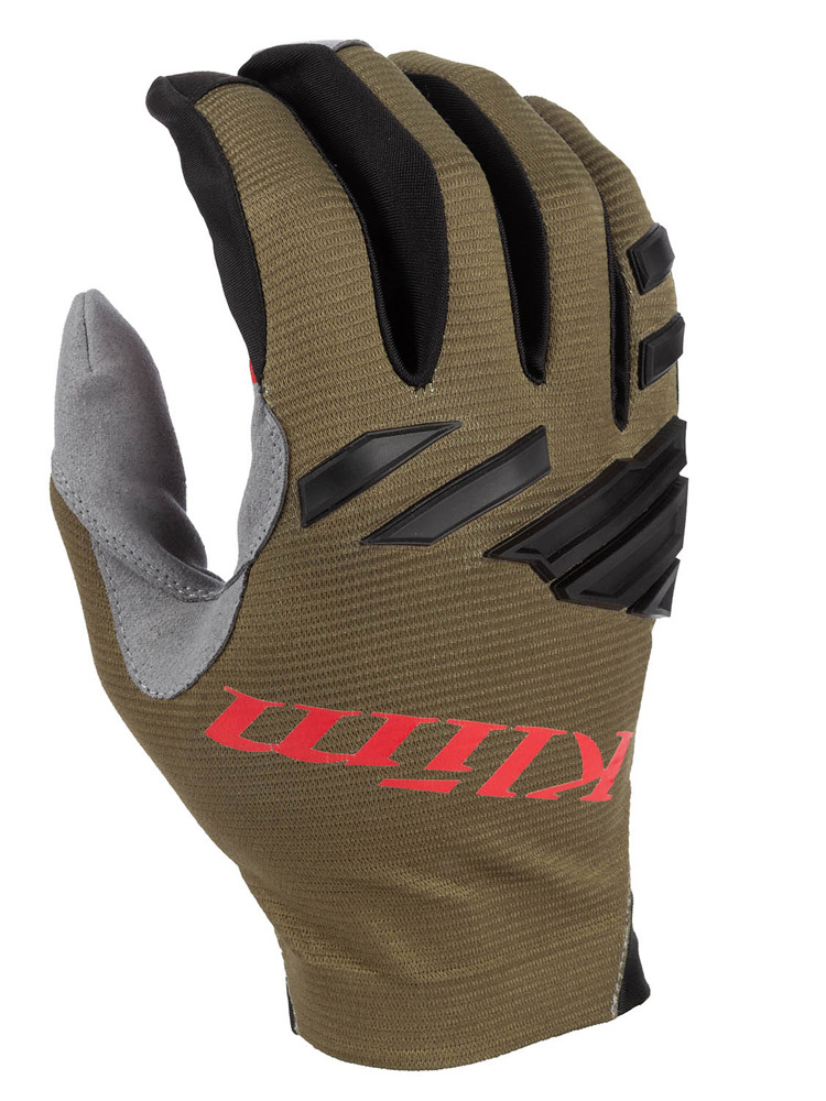 Rękawice cross Klim XC Lite szaro-zielone