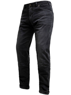 Spodnie motocyklowe jeansowe John Doe Ironhead - XTM czarne