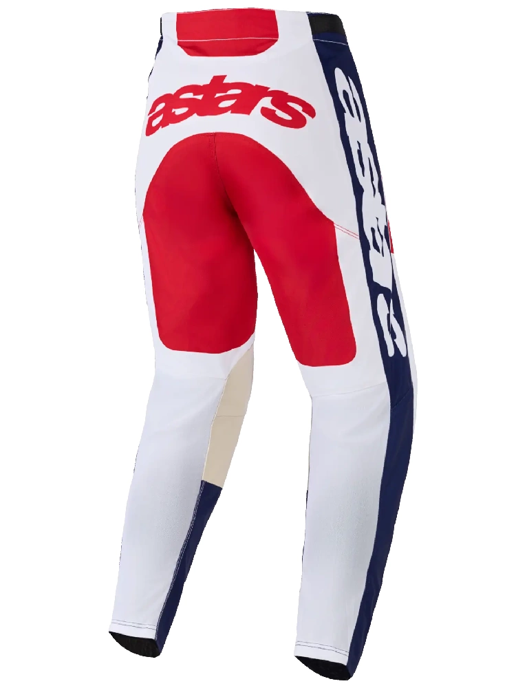 Spodnie cross Alpinestars MX Racer Riway biało-czerwono-niebieskie