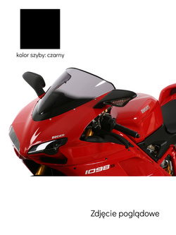 Szyba motocyklowa MRA Racing "R" Ducati 848/1098/1198/R/S czarna