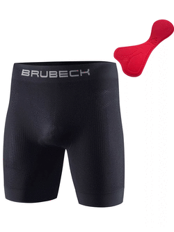 Bokserki Brubeck Bicycle z wkładką czarne