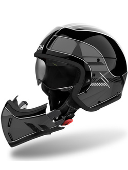 Kask modułowy Airoh J110 Raster czarno-szary połysk