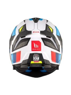 Kask szczękowy MT Atom 2 SV Bast A0 biało-niebiesko-czerwony