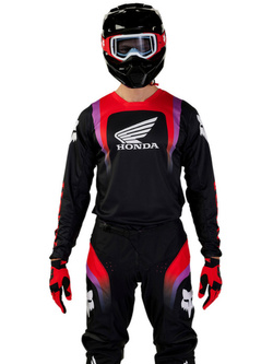Bluza enduro Fox 180 Honda czarno-czerwona