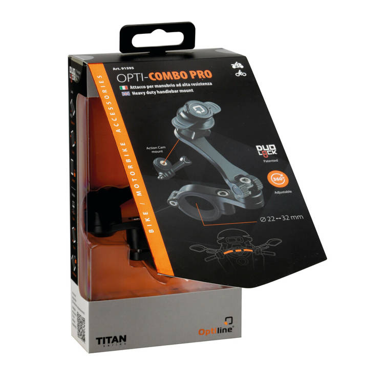 Mocowanie na kierownice Titan Opti Combo Pro marki Lampa