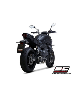 Pełny układ wydechowy 2-1, SC-Project CR-T Carbon + Titanium - Yamaha MT-07 [21]