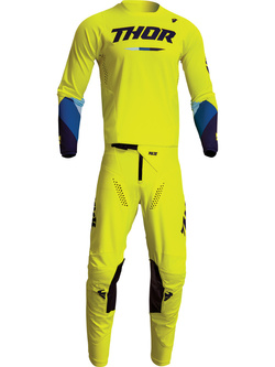 Spodnie cross dziecięce Thor Pulse Tactic żółte